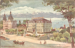 12011082 Neuchatel NE Hotel Des Alpes Et Terminus Neuchatel NE - Altri & Non Classificati