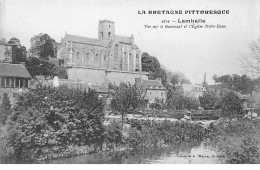 LAMBALLE - Vue Sur Le Gouëssant Et L'Eglise Notre Dame - Très Bon état - Lamballe