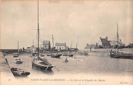 SAINT VAAST LA HOUGUE - La Cale Et La Chapelle Des Marins - Très Bon état - Saint Vaast La Hougue