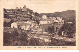 LUC - Vue Générale Et Le Château - état - Andere & Zonder Classificatie