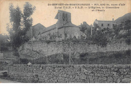 SAINT BONNET DE MONTAUROUX - Hôtel TCF - L'Eglise - Le Cimetière - état - Andere & Zonder Classificatie