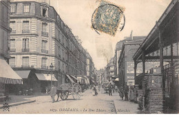 ORLEANS - La Rue Thiers - Les Marchés - Très Bon état - Orleans