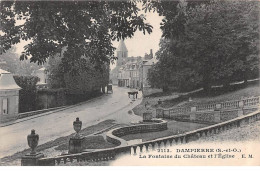 DAMPIERRE - La Fontaine Du Château Et L'Eglise - Très Bon état - Dampierre