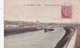 ZA Nw-(62) BOULOGNE SUR MER - SORTIE DU " MABEL GRACE " - CARTE COLORISEE - Boulogne Sur Mer