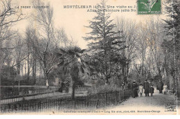 MONTELIMAR - Une Visite Au Jardin - Allée De Ceinture - Très Bon état - Montelimar