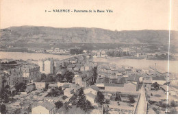 VALENCE - Panorama De La Basse Ville - Très Bon état - Valence