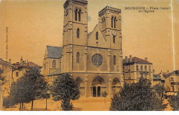BOURGOIN - Place Carnot Et L'Eglise - Très Bon état - Bourgoin
