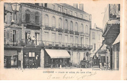 CONDOM - Place Et Hôtel Du Lion D'Or - Très Bon état - Condom