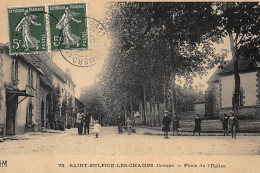 SAINT-SULPICE-les-CHAMPS : Place De L'eglise - Tres Bon Etat - Other & Unclassified