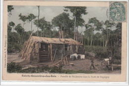 SAINTE GENEVIEVE DES BOIS : Famille De Bûcherons Dans La Forêt - Très Bon état - Autres & Non Classés