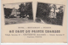 SAVERNE : Au Saut Du Prince - Hôtel Restaurant Propriétaire Pfeiffer - Très Bon état - Saverne