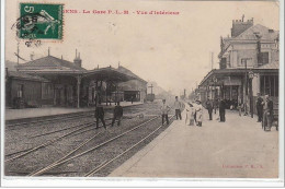 SENS : La Gare - Vue Intérieure - Très Bon état - Sens