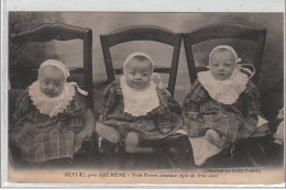 SILFIAC : Trois Frères Jumeaux âgés De Trois Mois - Très Bon état - Andere & Zonder Classificatie