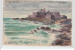 SAINT MALO - CARTE DESSINEE - Très Bon état - Saint Malo