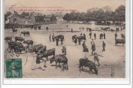 SAINT POL Le Marché Aux Bestiaux - Bon état (un Pli D'angle) - Saint Pol Sur Ternoise