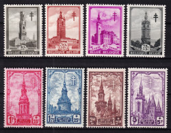 Belgica, 1939 Y&T. 519 / 526,  MNH. - Neufs