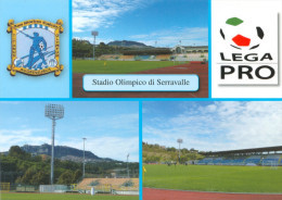 1) AK Stadion Postkarte Stadio Olimpico Di Serravalle San Marino Calcio Sammarinese Football Stadium Stade Foot Estadio - Fussball