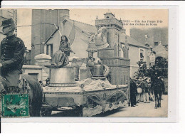 RENNES : Fête Des Fleurs 1910, Char Des Cloches De Rome - Très Bon état - Rennes