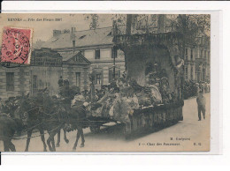 RENNES : Fête Des Fleurs 1907, Char Des Fourrures - Très Bon état - Rennes