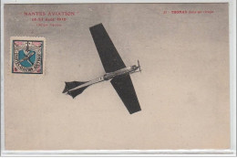 NANTES : Nantes-Aviation - 14-21 Août 1910 - Thomas Dans Un Virage - Très Bon état - Nantes