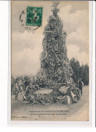 NARBONNE : Anniversaire Des Fusillades, La Pyramide De Couronnes Au Cimetière - Très Bon état - Narbonne