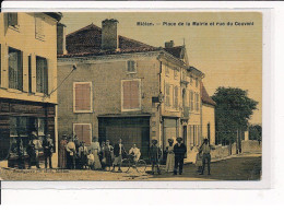 MIELAN : Place De La Mairie Et Rue Du Couvent - Très Bon état - Autres & Non Classés