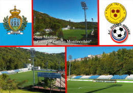 AK Stadion Postkarte San Marino Stadio Campo Calcio Montecchio Tre Fiori Juvenes-Dogana Sammarinese Football Stadium - Fútbol