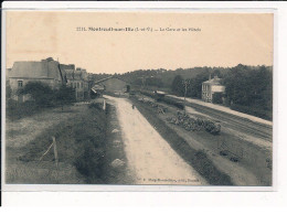 MONTREUIL-sur-ILLE : La Gare Et Les Hôtels - Très Bon état - Sonstige & Ohne Zuordnung