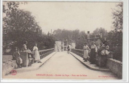 LENCLOS : Entrée Du Pays - Pont Sur La Seine - Très Bon état - Other & Unclassified