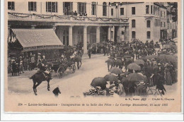 LONS LE SAUNIER : Inauguration De La Salle Des Fêtes - Le Cortège Ministériel - 16 Août 1903 - Très Bon état - Lons Le Saunier