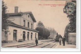 FAREMOUTIERS - POMMEUSE : La Gare - état (un Gros Pli D'angle) - Faremoutiers