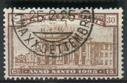 REGNO 1924 ANNO SANTO 30 + 15 C. USATO - Used