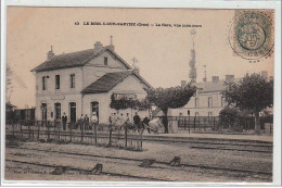 LE MESLE SUR SARTHE : La Gare Vue Intérieure - Très Bon état - Le Mêle-sur-Sarthe