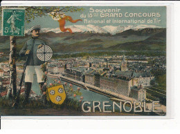 GRENOBLE : Souvenir Du 18ème Grand Concours Nationale Et International De Tir - Très Bon état - Grenoble