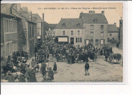 GUICHEN : Place De L'Eglise, Marché Aux Veaux - Très Bon état - Sonstige & Ohne Zuordnung