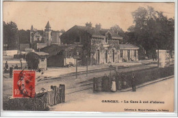 GARGAN : La Gare à Vol D'oiseau - Très Bon état - Livry Gargan