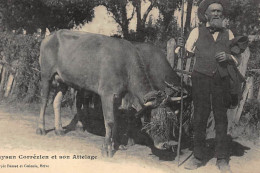 CORREZE : Paysan Corrézien Et Son Attelage - Tres Bon Etat - Other & Unclassified