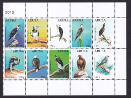323 ARUBA 2012 - Y&T 611/20 - Oiseau Aigle - Neuf ** (MNH) Sans Charniere - Curaçao, Antilles Neérlandaises, Aruba