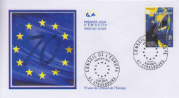 Enveloppe  FDC   1er  Jour   FRANCE    CONSEIL  DE   L' EUROPE    2019 - 2010-2019