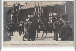 CHALONS : Alphonse XIII - 1er Juin 1905 - Le Roi Se Dispose à Partir Pour Les Manoeuvres - état - Châlons-sur-Marne