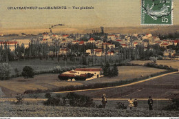 CHATEAUNEUF-sur-CHARENTE : Vue Generale, Toillée - Tres Bon Etat - Chateauneuf Sur Charente