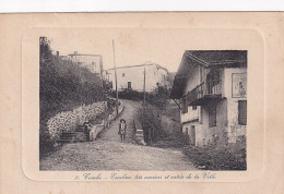 Z+ Nw-(64) CAMBO - ESCALIERS TRES ANCIENS ET ENTREE DE LA VILLE - ANIMATION - Cambo-les-Bains