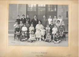 Photo De Classe Collège De Romans 1924-1925 - Section Des Petits (3 à 8 Ans) Cliché Tourte & Petitin - Anonymous Persons