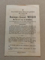 BP Dominique Laurent Weicker Gendarmerie Sterpenich 1891 1916 Gesneuveld Slagveld Oorlogslachtoffer 14-18 - Images Religieuses