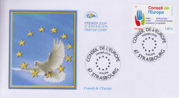 Enveloppe  FDC   1er  Jour   FRANCE    CONSEIL  DE  L' EUROPE    2016 - 2010-2019