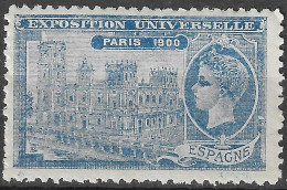 FRANCE ERINOPHILIE FAIR EXPOSITION UNIVERSELLE 1900 PARIS ESPAGNE SPAIN ESPANA Vignette CINDERELLA MNH** - 1900 – Paris (Frankreich)