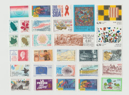 France 1994 Lot De 55 Timbres Neufs Et Tous Différents - Unused Stamps