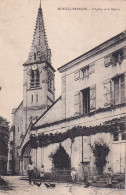 Z+ Nw-(70) MONT LE FRANOIS - L'EGLISE ET LA MAIRIE - ANIMATION - ENFANTS AVEC POULES - Autres & Non Classés