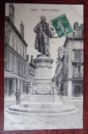 Cpa Langres ; Statue De Diderot - Langres