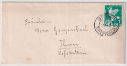 Zumst. 185 / Mi. 250 Auf Damenbriefchen Mit Kronenstempel OHNE Falgge BERN 1 - Storia Postale